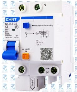 CẦU DAO CHỐNG RÒ CHINT NXBLE-32 1P+N C6 6A